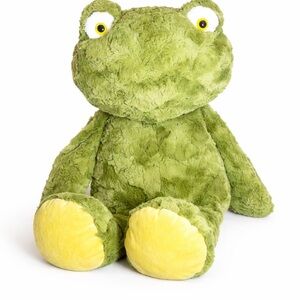 Animal Adventures Super Soft Green Plush Frog Large Cuddly Stuffed Animal